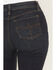 Image #4 - Shyanne Women's Nova Dark Wash High Rise Joni Trouser Super Stretch Denim Jeans, Dark Wash, hi-res