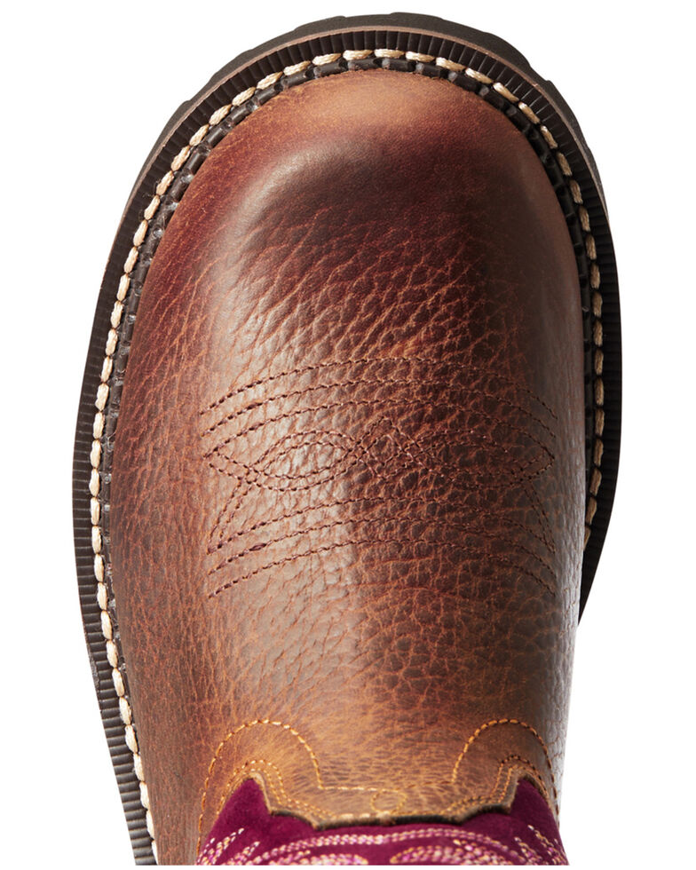 Ariat Women's Dark Brown Fatbaby Western Boots - Round Toe, Brown, hi-res