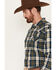 Image #2 - Cody James Men's Buck Plaid Print Long Sleeve Snap Western Flannel Shirt, , hi-res