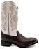 Image #2 - Ferrini Men's Kai Performance Western Boots - Broad Square Toe , Chocolate, hi-res