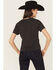 Image #4 - White Crow Women's Country & Western Short Sleeve Graphic Tee, Black, hi-res