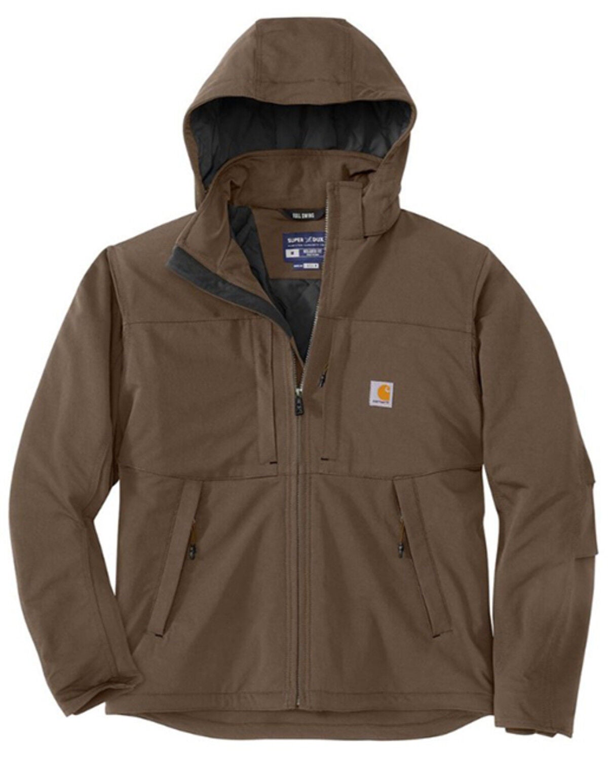 Carhartt Men's Super Dux&trade; Insulated Relaxed Fit Work Jacket, Coffee, hi-res