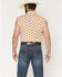 Image #4 - Cody James Men's Saint Southwestern Stripe Print Sleeveless Snap Western Bubba, Ivory, hi-res