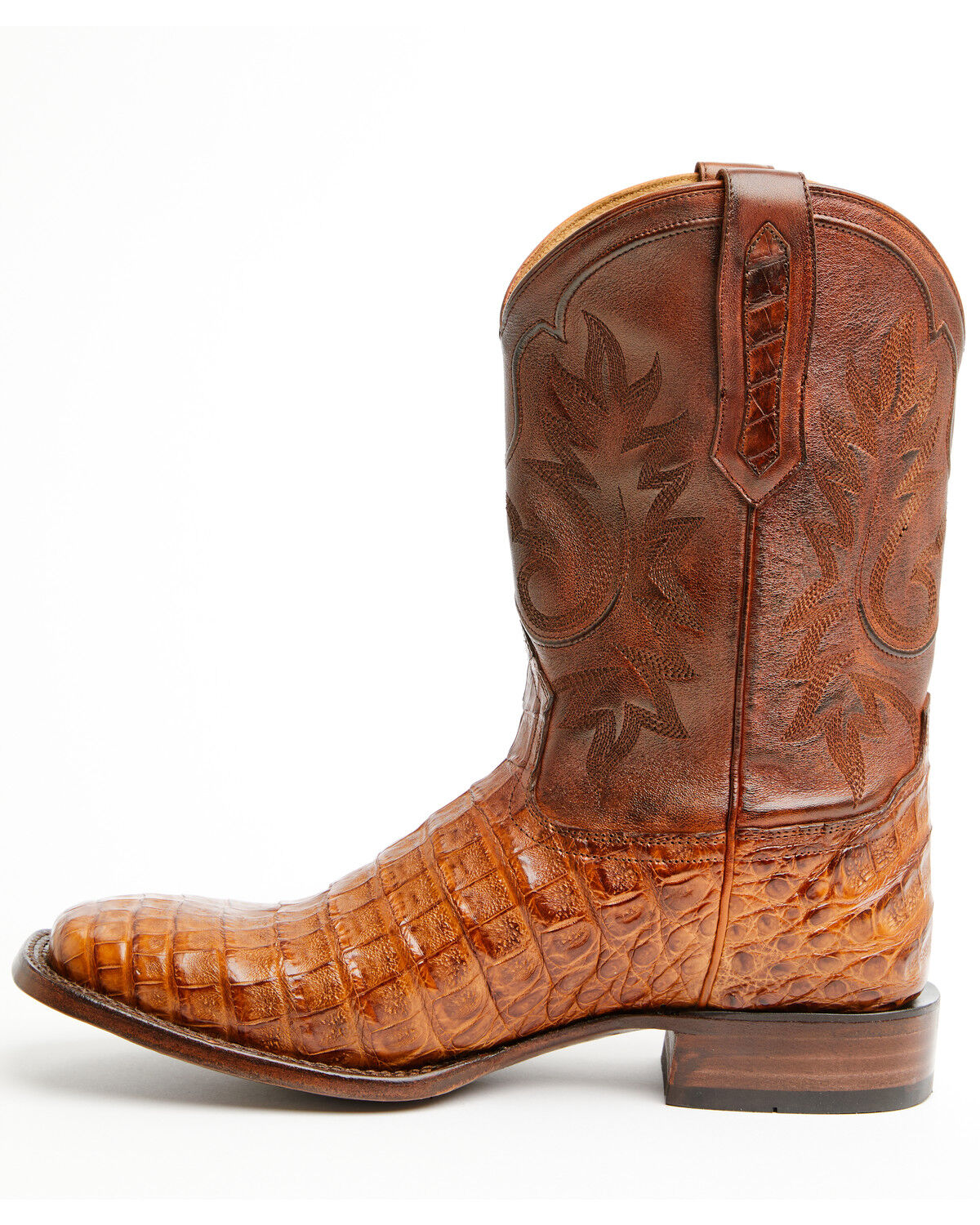 Image #3 - Cody James Black 1978® Men's The Hayward Exotic Caiman Belly Western Boots - Broad Square Toe, Cognac, hi-res