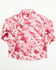 Image #3 - Cowgirl Hardware Toddler Girls' Cowhide Long Sleeve Snap Western Shirt, Pink, hi-res