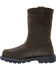 Image #2 - Wolverine Men's Floorhand Waterproof Wellington Work Boots - Round Toe, Dark Brown, hi-res