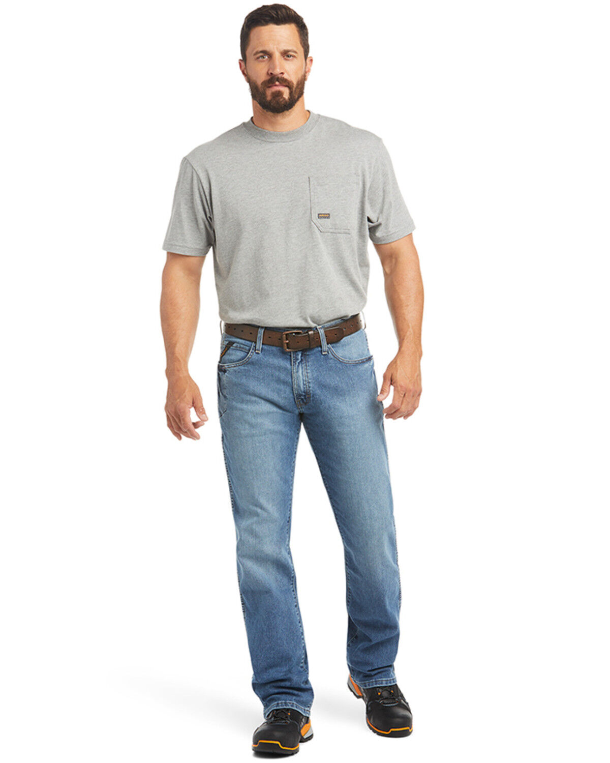 ariat men's rebar m4 low rise bootcut jeans