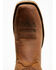 Image #6 - Double H Men's 11" Stockman Ice Roper Western Boots - Broad Square Toe, Chocolate, hi-res