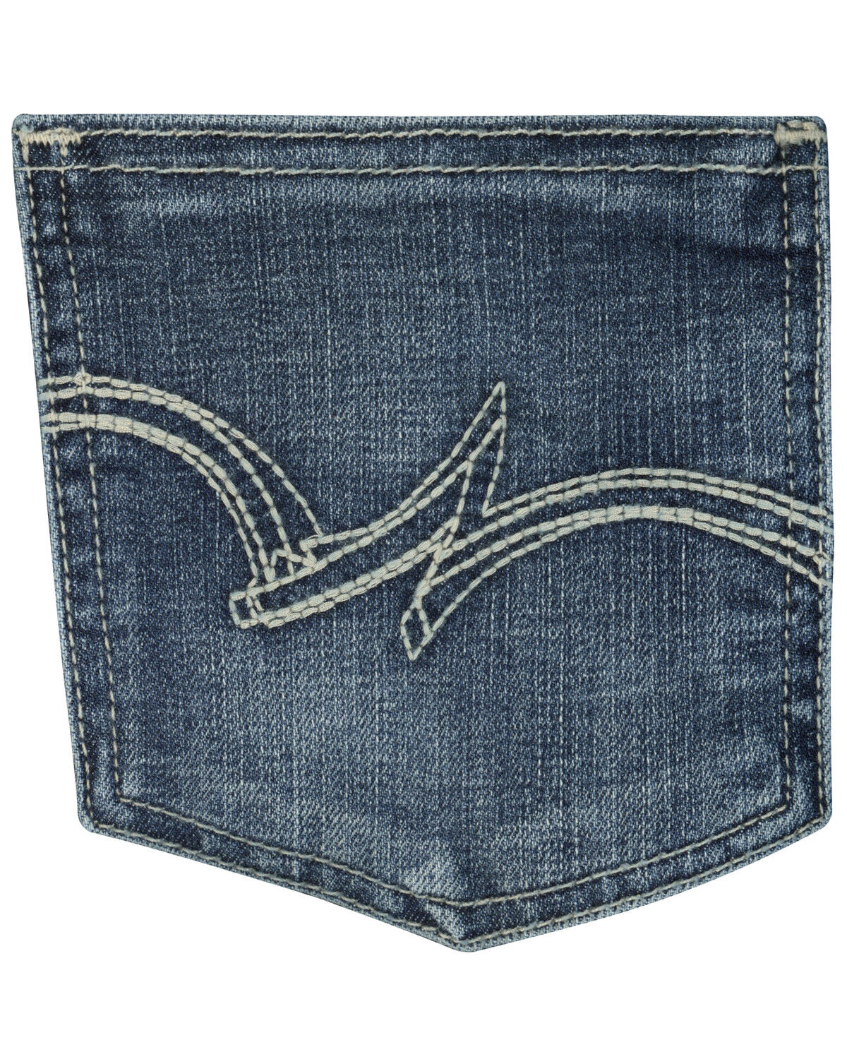 Image #6 - Wrangler Women's Medium Wash Straight Leg Jeans, Med Blue, hi-res