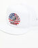 Image #1 - Lazy J Ranchwear Men's USA Patch Ball Cap, White, hi-res