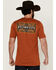 Image #1 - Pendleton Men's Boot Barn Exclusive Chief Joseph Logo Short Sleeve Graphic T-Shirt, Rust, hi-res
