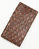 Image #1 - Cody James Men's Exotic Pirarucu Rodeo Wallet, Dark Brown, hi-res