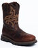 Image #1 - Cody James Men's ASE7 Disruptor Western Work Boots - Nano Composite Toe, Brown, hi-res