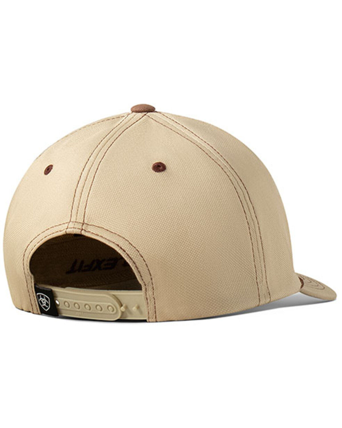 Image #2 - Ariat Men's Boot Stitch Patch Ball Cap, Brown, hi-res