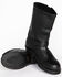Brothers & Sons Men's Engineer Motorcycle Boots - Round Toe, Black, hi-res