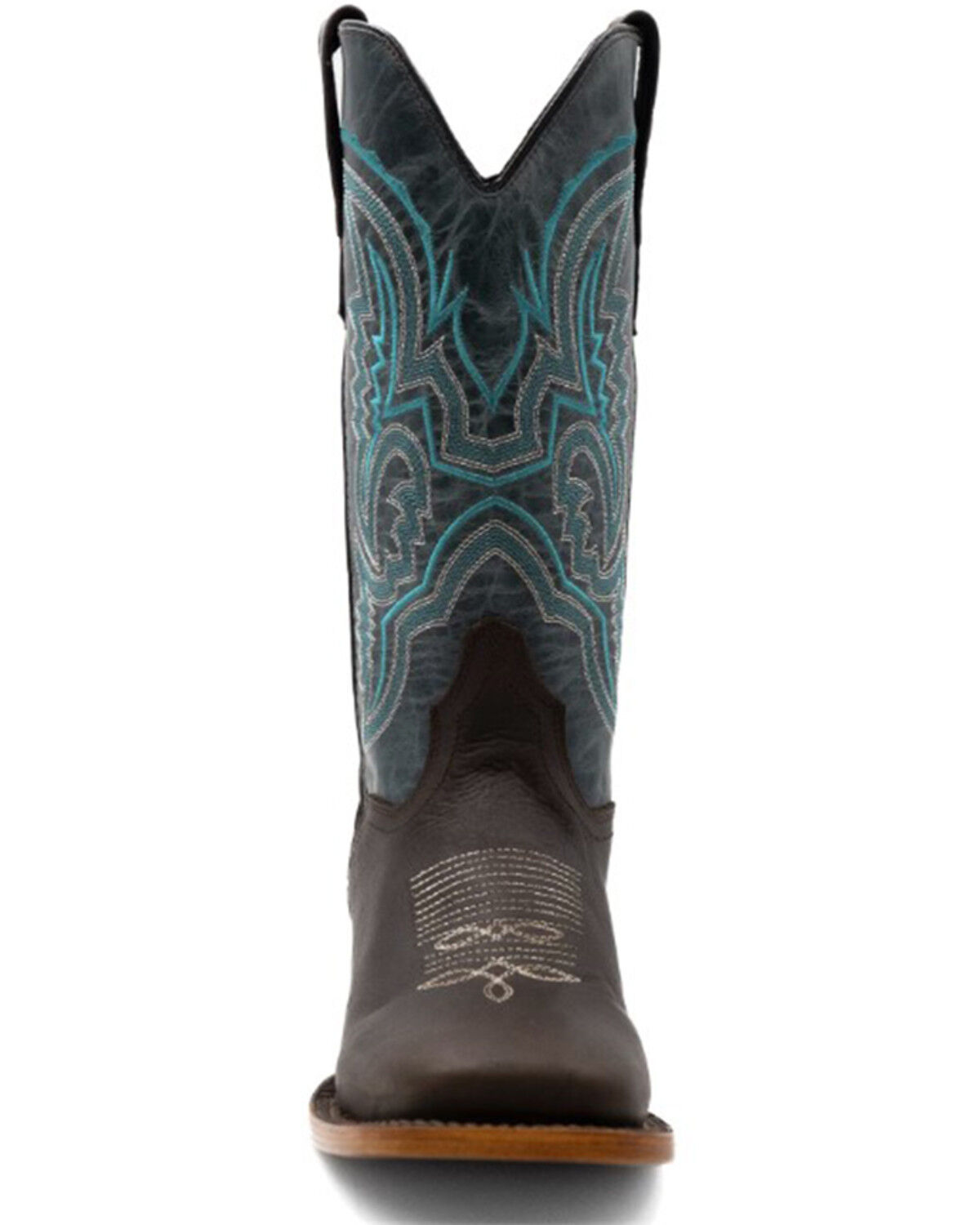 Image #4 - Ferrini Men's Clint Tall Western Boots - Broad Square Toe, Chocolate, hi-res