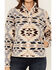 Image #3 - Shyanne Women's Southwestern Print Polar Fleece Pullover, Natural, hi-res