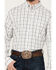Image #3 - George Strait by Wrangler Men's Plaid Print Long Sleeve Button-Down Stretch Western Shirt, White, hi-res
