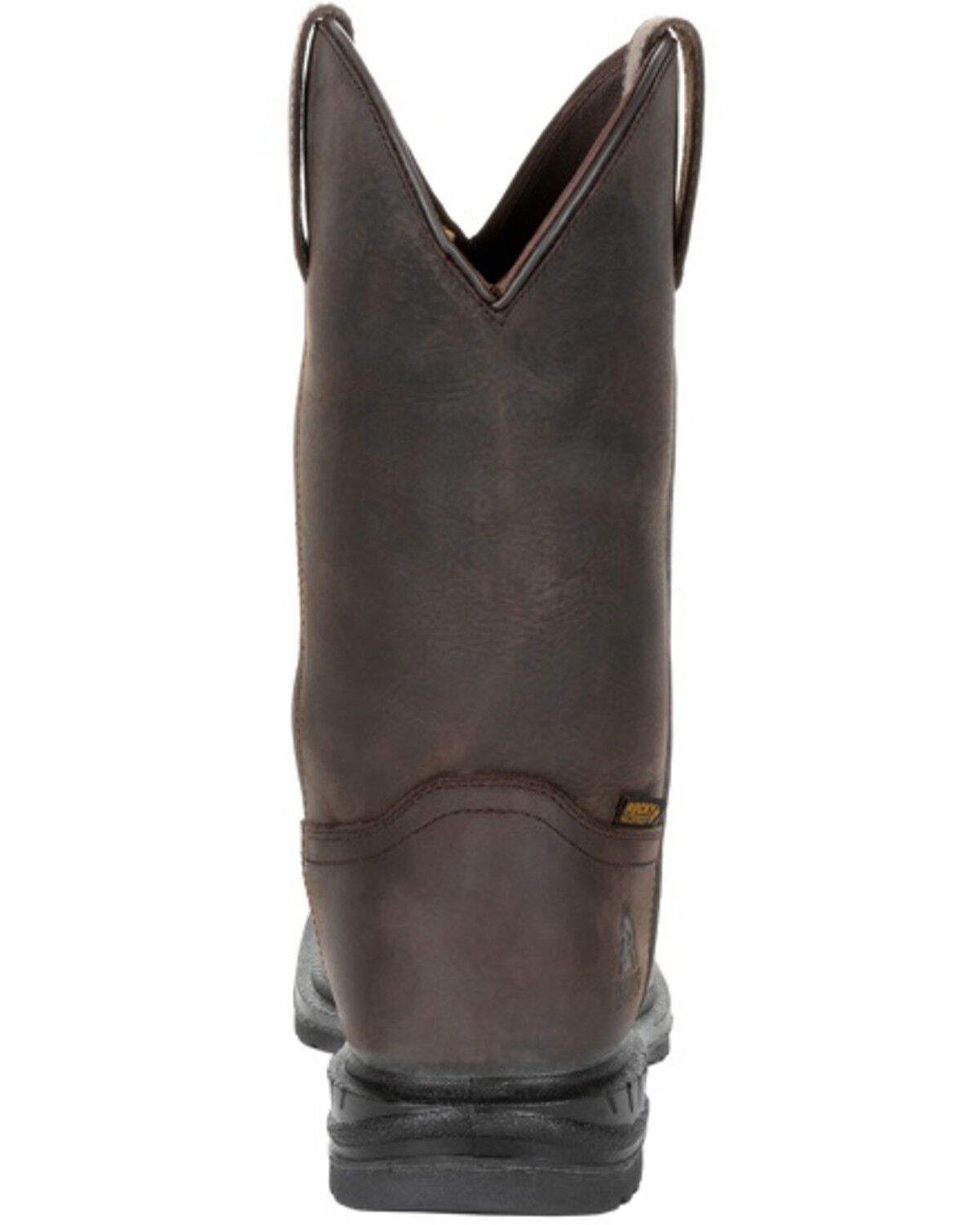 Image #4 - Rocky Men's Worksmart Waterproof Western Work Boots - Composite Toe, , hi-res