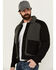 Image #2 - Brothers and Sons Men's Warren Blanket Sherpa Jacket, Black, hi-res