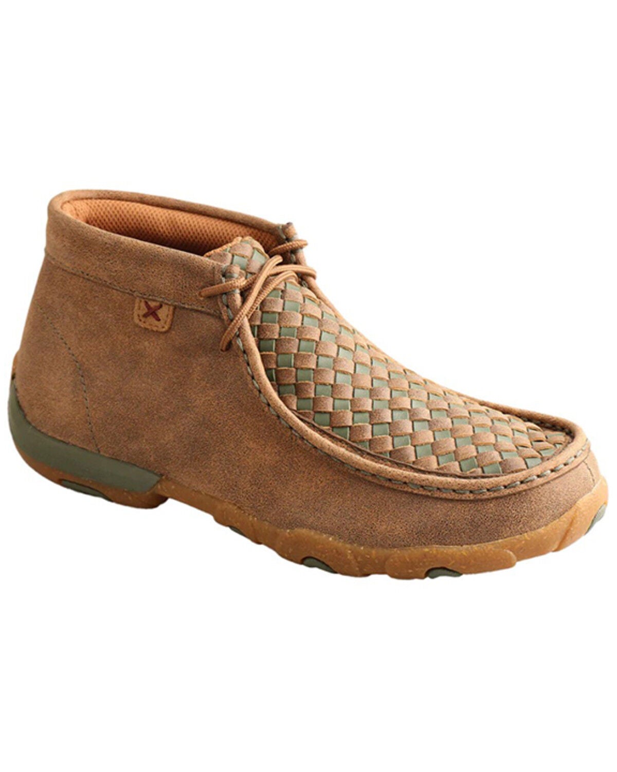 Twisted X Women's Chukka Driving Mocs, Brown, hi-res
