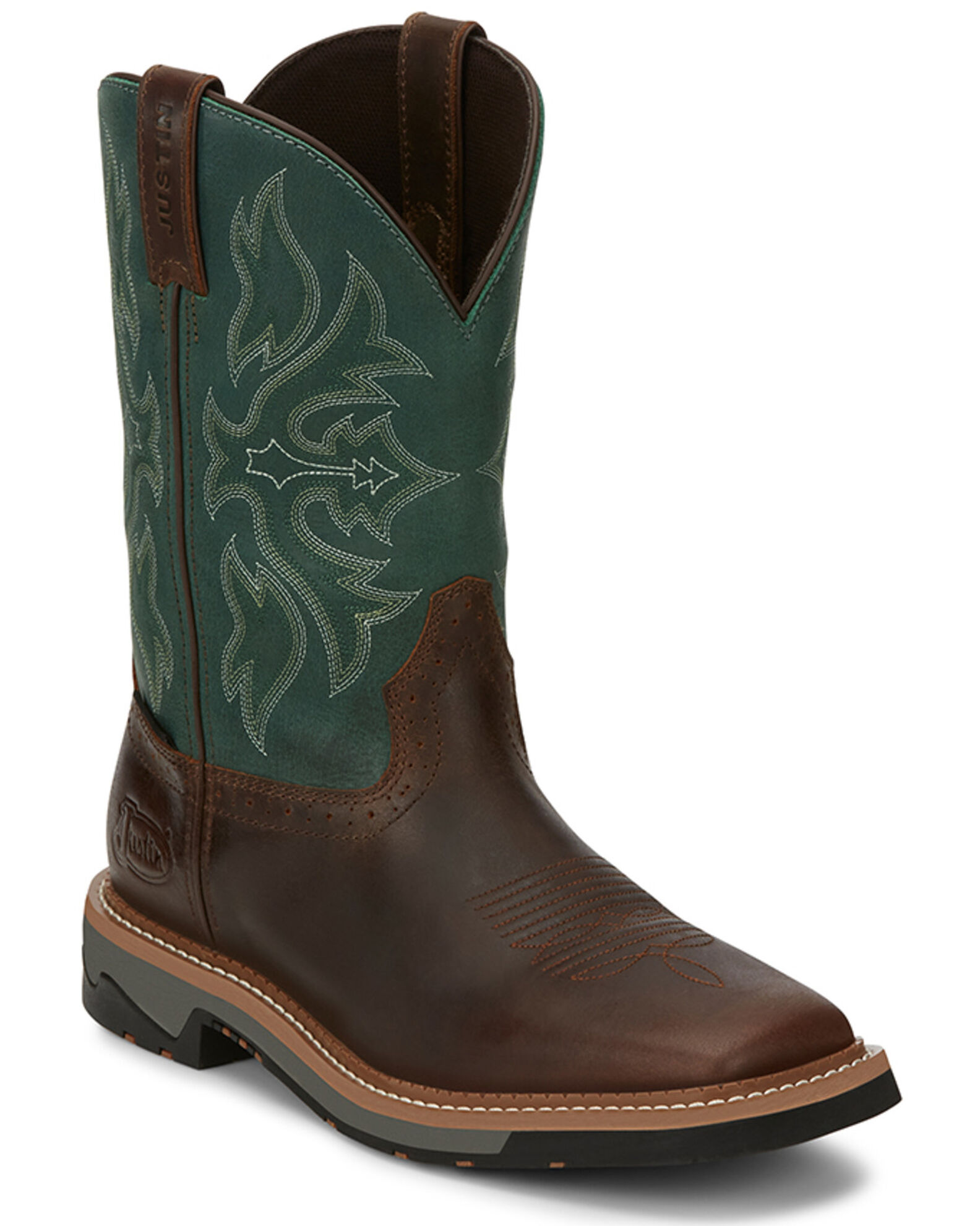 Justin tan boots new arrivals