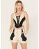 Image #1 - Boot Barn x Understated Leather Women's Moonlit Moves Bustier, Cream/black, hi-res