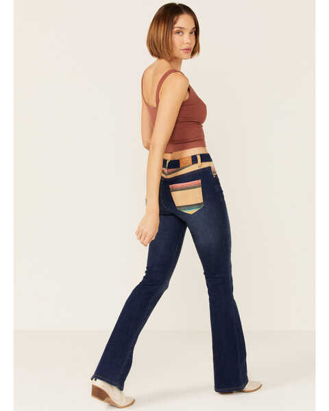 Image #4 - Ranch Dress'n Women's Bootcut Serape Jeans, Blue, hi-res