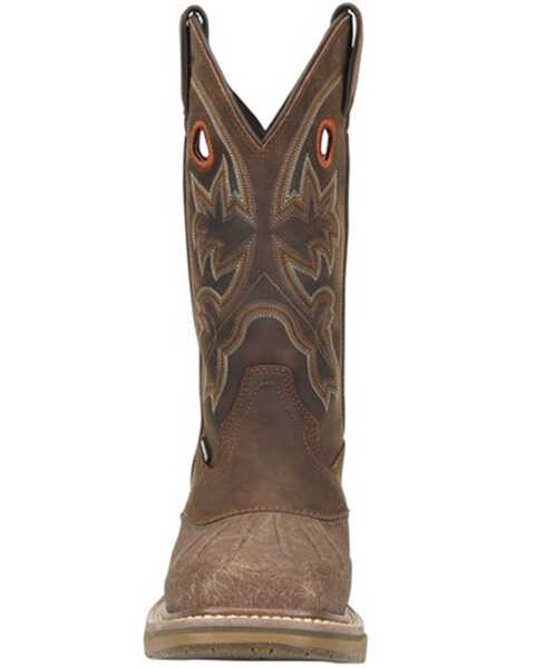 Image #3 - Double-H Men's Carlos Waterproof Western Work Boots - Composite Toe, Tan, hi-res