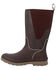 Image #3 - Muck Boots Women's Originals Tall Fleece Boots - Round Toe, Dark Brown, hi-res