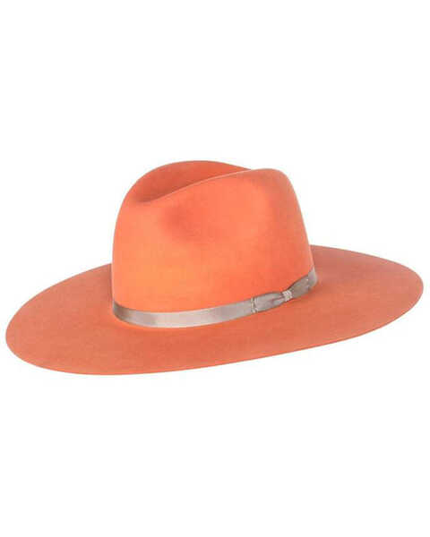 Rodeo King Women's K9 Tracker Felt Western Fashion Hat , Coral, hi-res