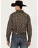 Image #4 - Cody James Men's Vaquero Paisley Print Long Sleeve Snap Western Shirt, Dark Blue, hi-res