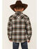 Image #4 - Roper Boys' Plaid Print Long Sleeve Flannel Shacket, Brown, hi-res