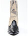 Dan Post Women's Snake Print Fashion Booties - Pointed Toe, Black, hi-res