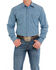 Image #1 - Cinch Men's Multi Long Sleeve Western Snap Shirt, Blue, hi-res
