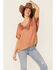 Image #1 - By Together Women's Grey Oversized Satin Woven Top , , hi-res