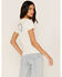 Image #4 - Shyanne Women's Keyhole Desert Graphic Tee, Ivory, hi-res