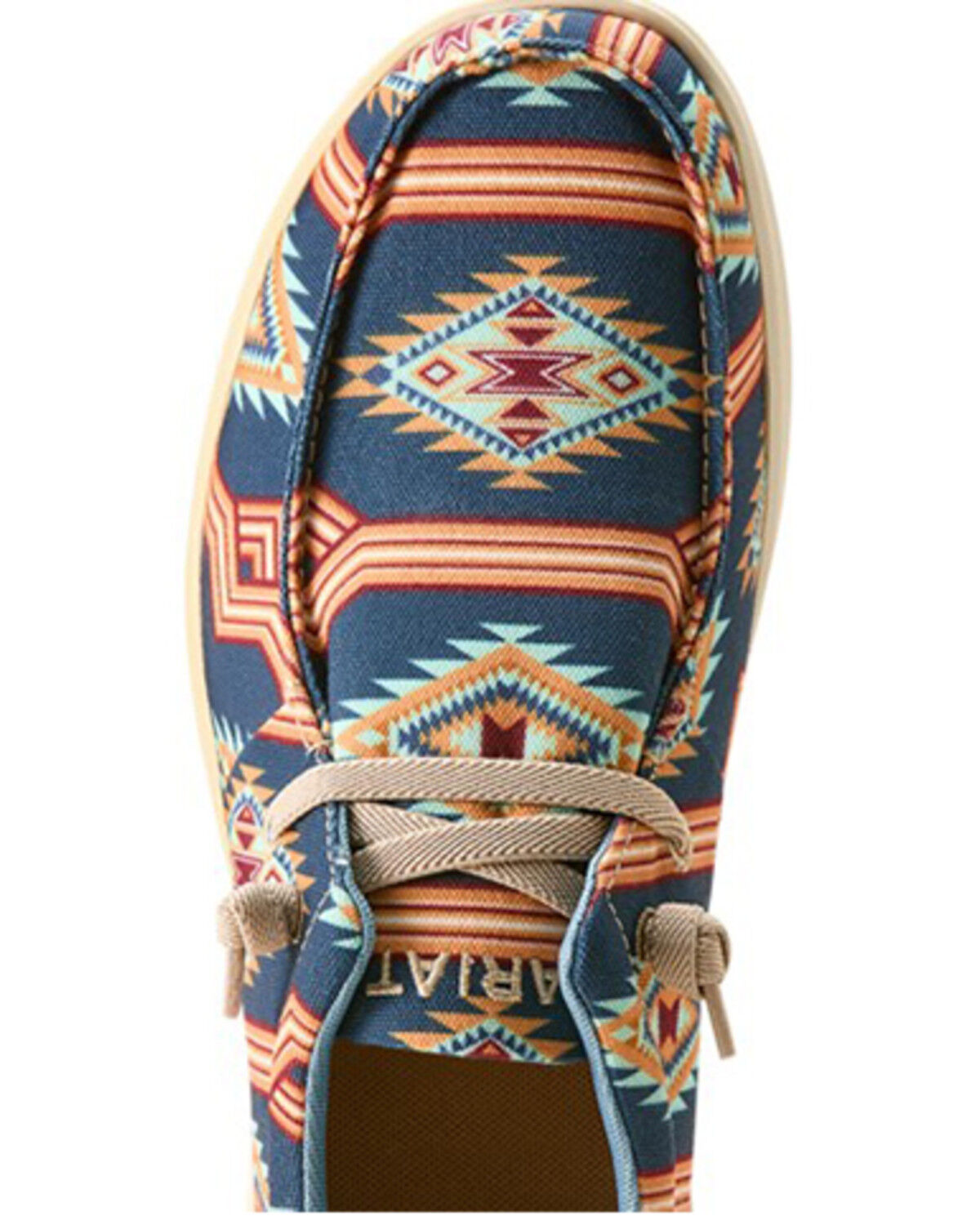 Image #4 - Ariat Men's Hilo Casual Shoes - Moc Toe, Blue, hi-res
