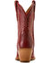 Image #3 - Ariat Women's Julietta Western Booties - Round Toe, Red, hi-res