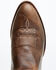 Image #6 - El Dorado Men's Sahara Western Boots - Round Toe, Dark Brown, hi-res