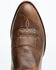 El Dorado Men's Sahara Western Boots - Round Toe, Dark Brown, hi-res