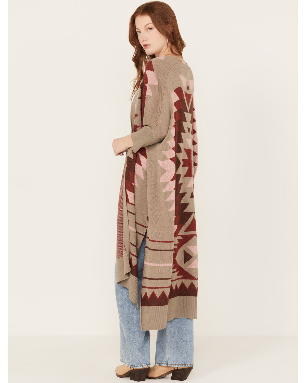 Image #4 - Ariat Women's Serape Style Cardigan, Multi, hi-res