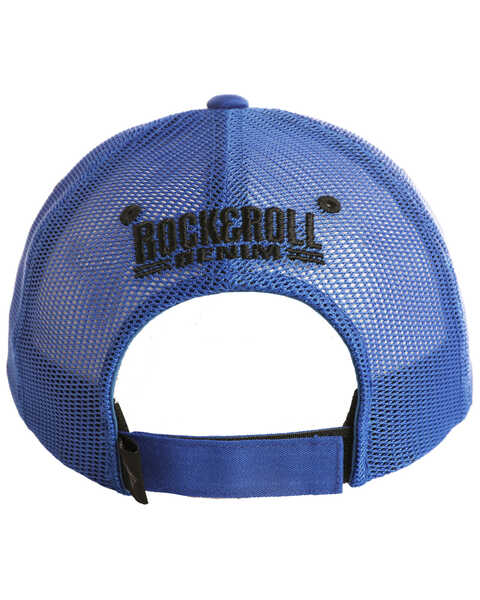 Image #3 - Rock & Roll Denim Men's Rubber Logo Patch Baseball Cap , Black, hi-res
