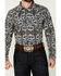 Image #3 - Cody James Men's Revved Up Medallion Print Long Sleeve Snap Western Shirt - Tall, Ivory, hi-res
