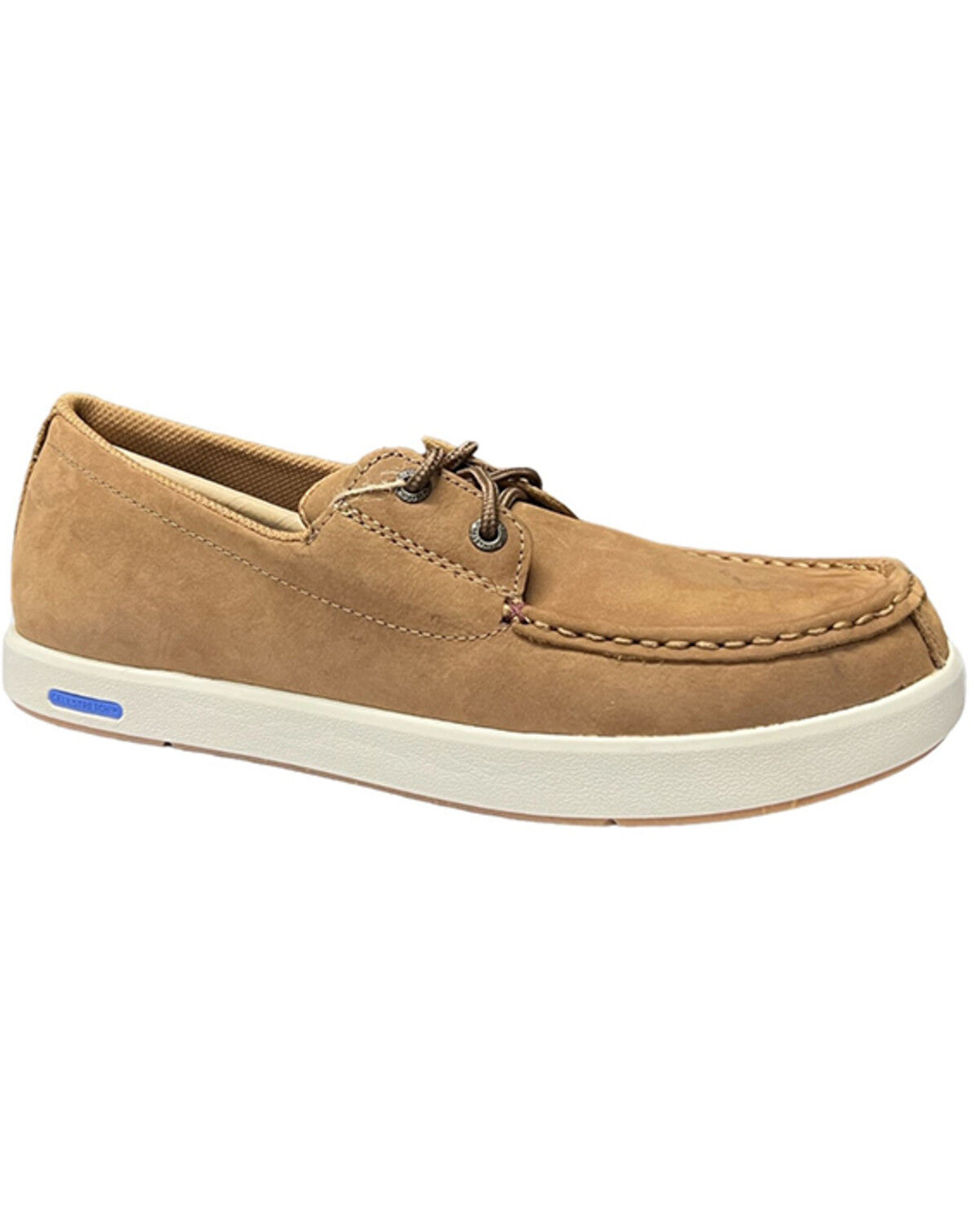 Image #1 - Twisted X Men's UltraLite X™ Boat Shoes - Moc Toe, Tan, hi-res