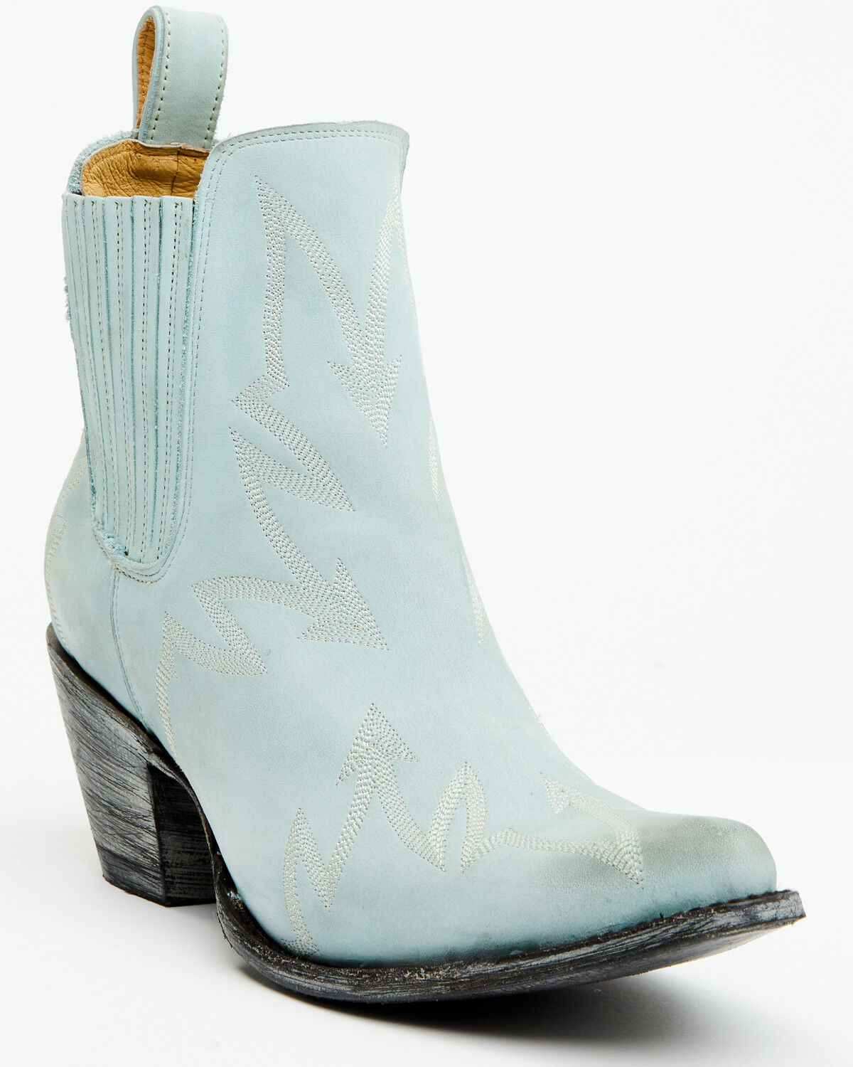 Image #1 - Yippee Ki Yay by Old Gringo Women's Vadia Booties - Round Toe, Blue, hi-res
