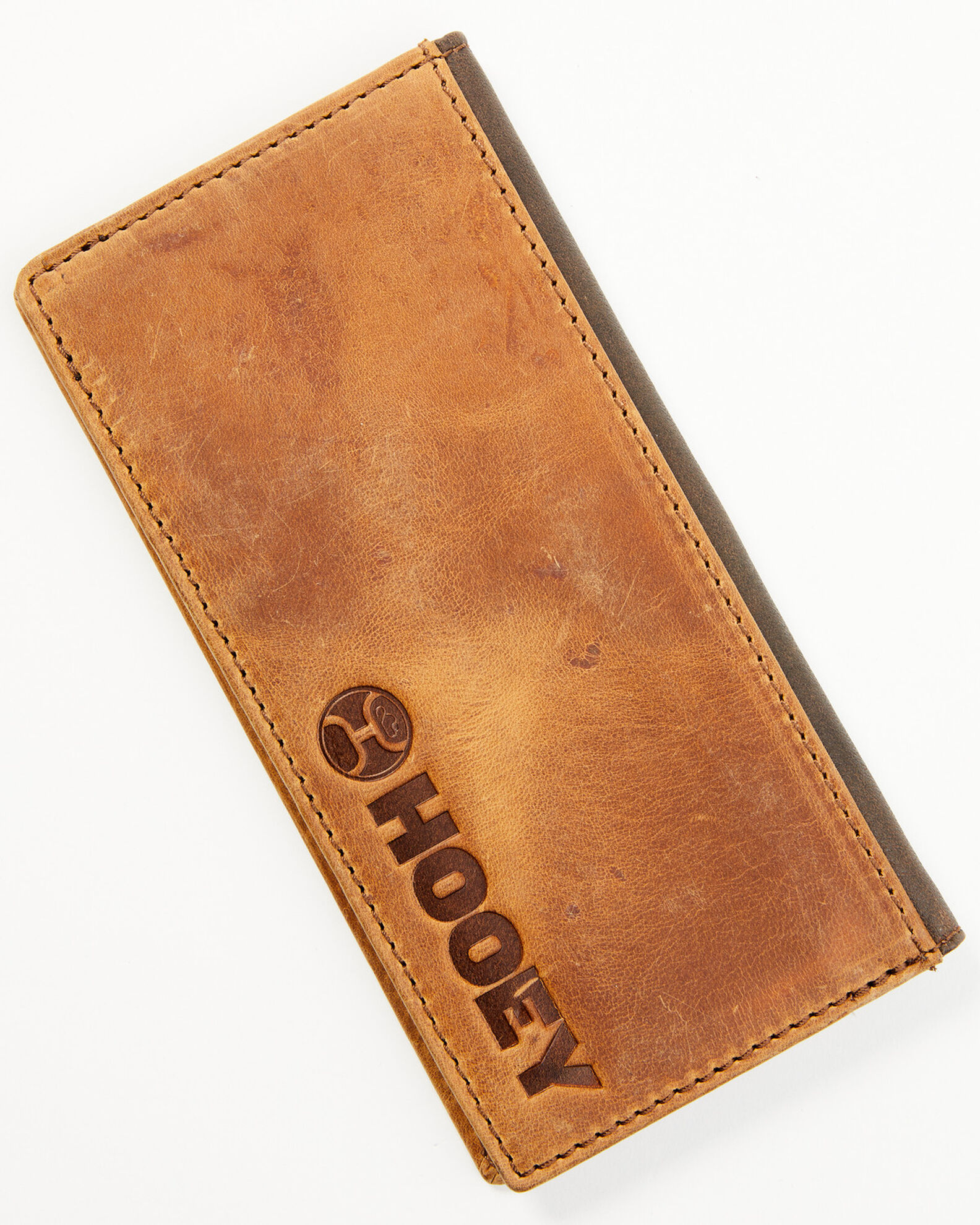 Image #3 - Hooey Men's Brown Logo Embossed Rodeo Wallet, Brown, hi-res