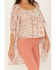 Image #3 - Shyanne Women's Americana Cami & Kimono Set, Cream, hi-res
