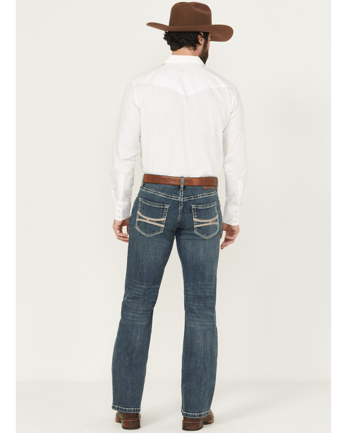 Image #3 - Hooey By Rock & Roll Denim Men's Medium Wash Pistol Straight Reflex Denim Jeans, Medium Wash, hi-res