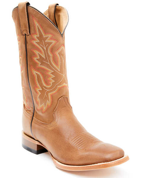 Image #2 - Cody James Men's Stockman Western Boots - Broad Square Toe, Brown, hi-res